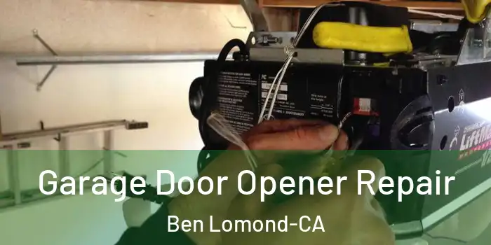 Garage Door Opener Repair Ben Lomond-CA