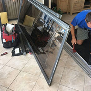 sliding glass door frame repair Ben Lomond